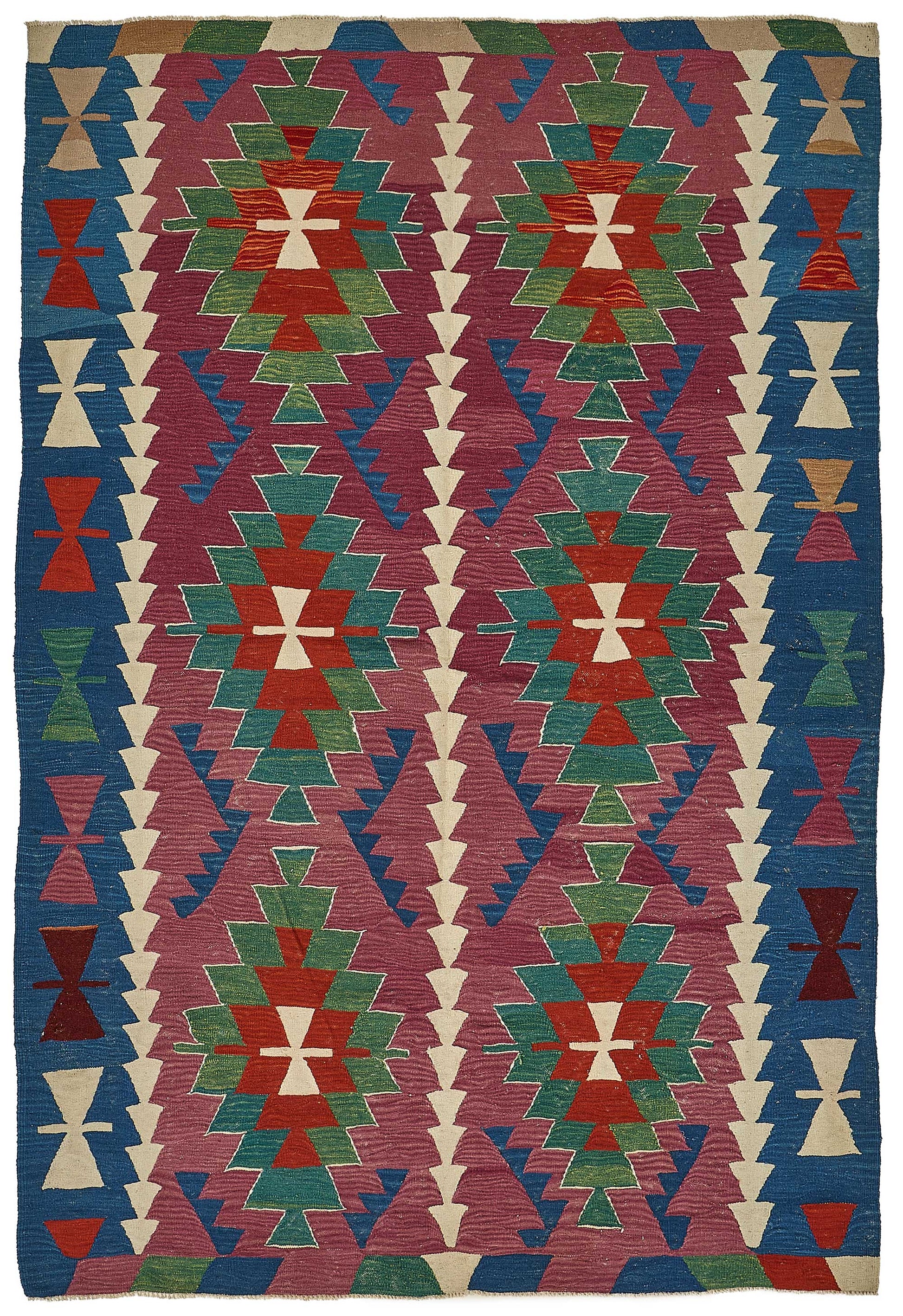 6x8 Handwoven Turkish Kilim Rug - 50683