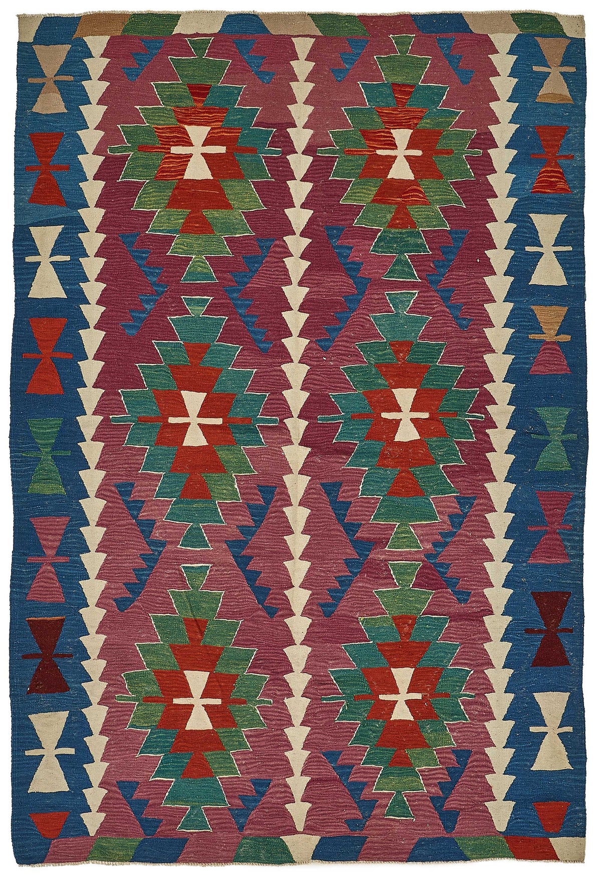 6x8 Handwoven Turkish Kilim Rug - 50683