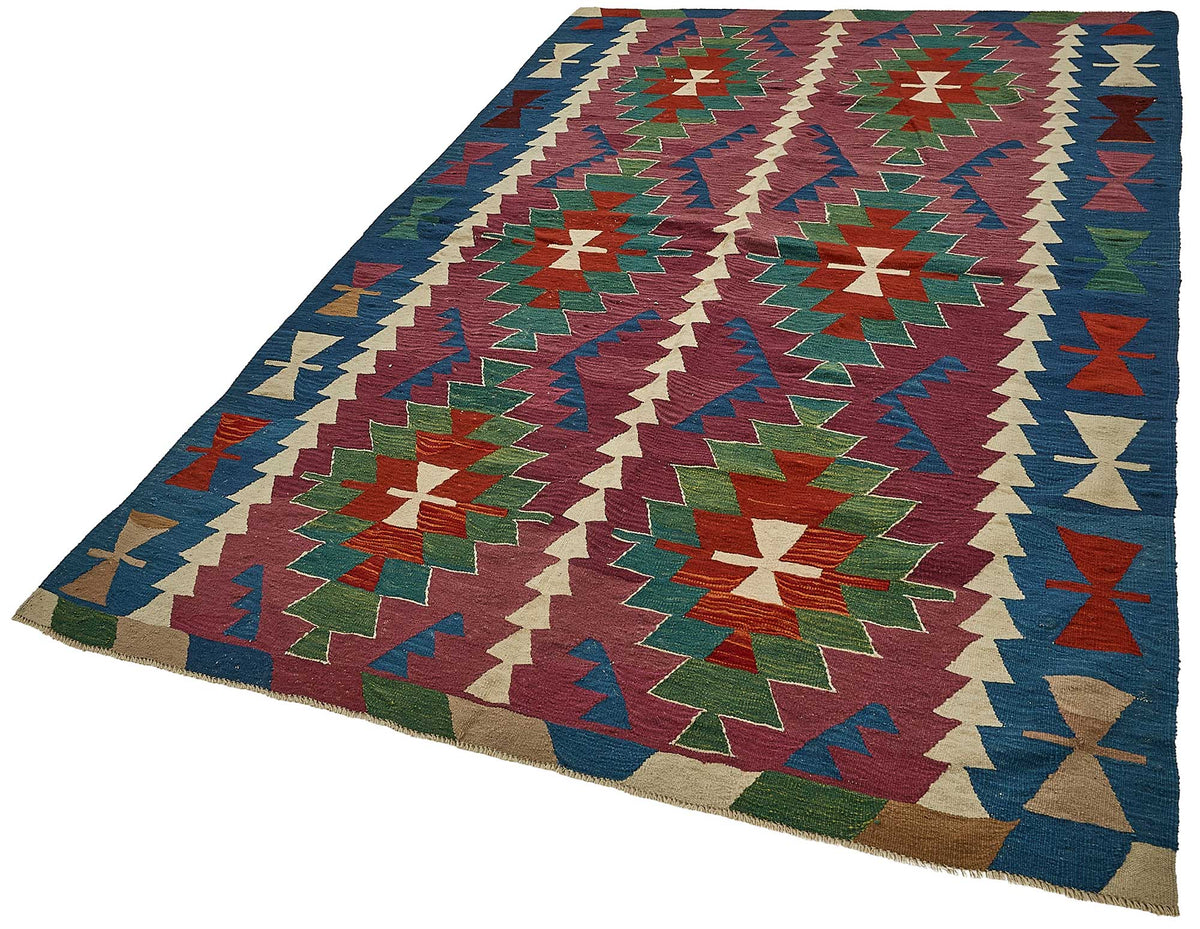 6x8 Handwoven Turkish Kilim Rug - 50683