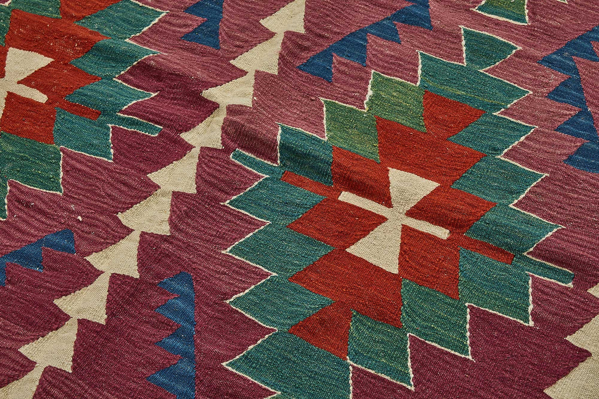 6x8 Handwoven Turkish Kilim Rug - 50683