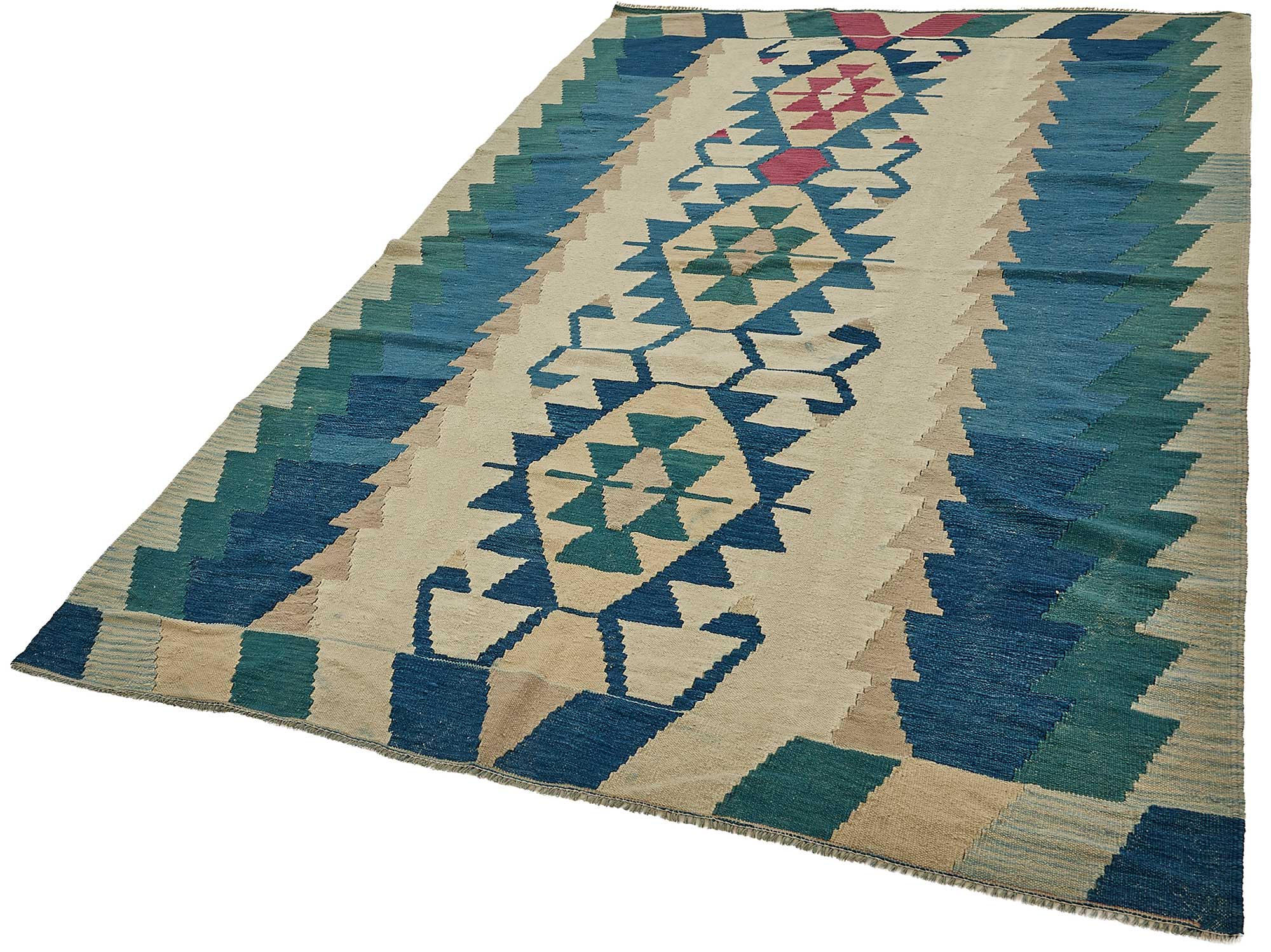 6x9 Handwoven Turkish Kilim Rug - 50684