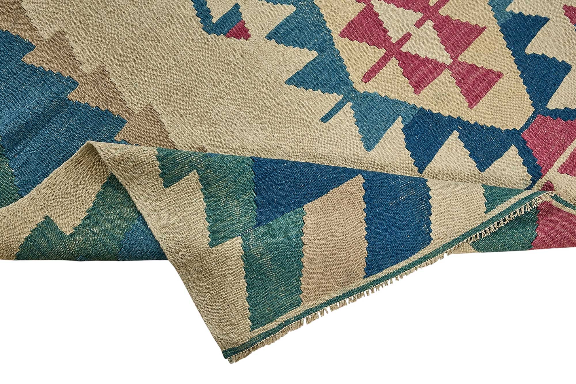 6x9 Handwoven Turkish Kilim Rug - 50684