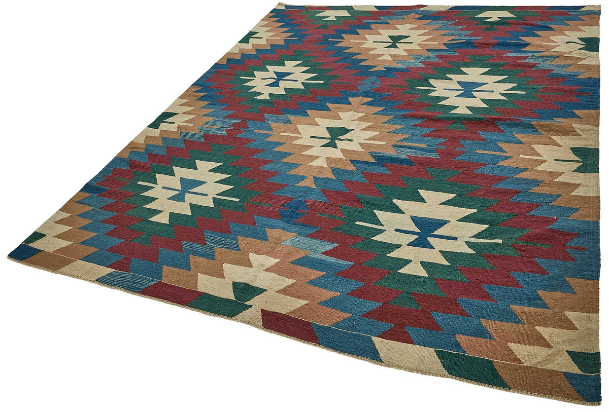 6x8 Handwoven Turkish Kilim Rug - 50686