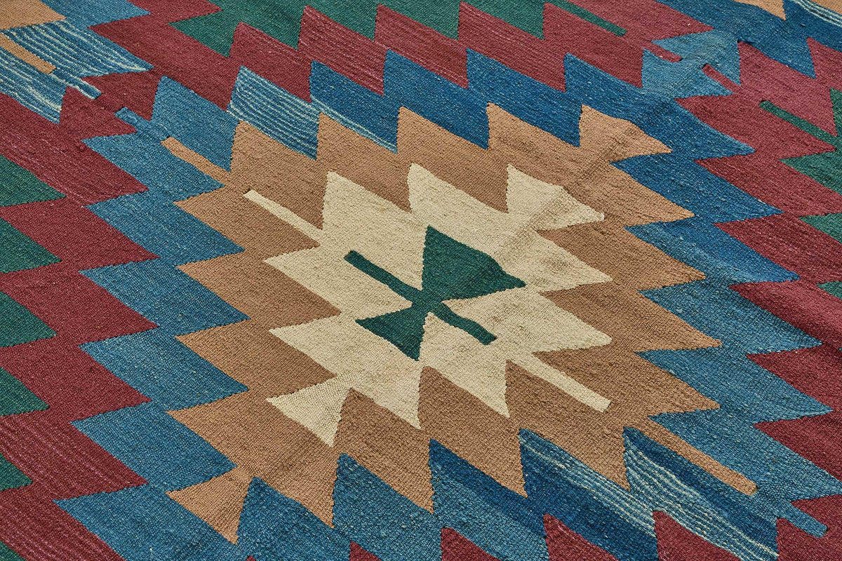 6x8 Handwoven Turkish Kilim Rug - 50686