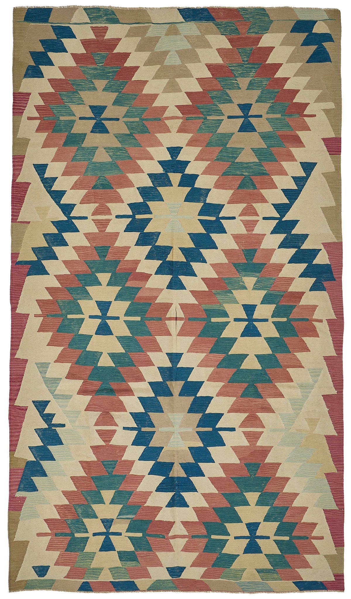 6x11 Handwoven Turkish Kilim Rug - 50688