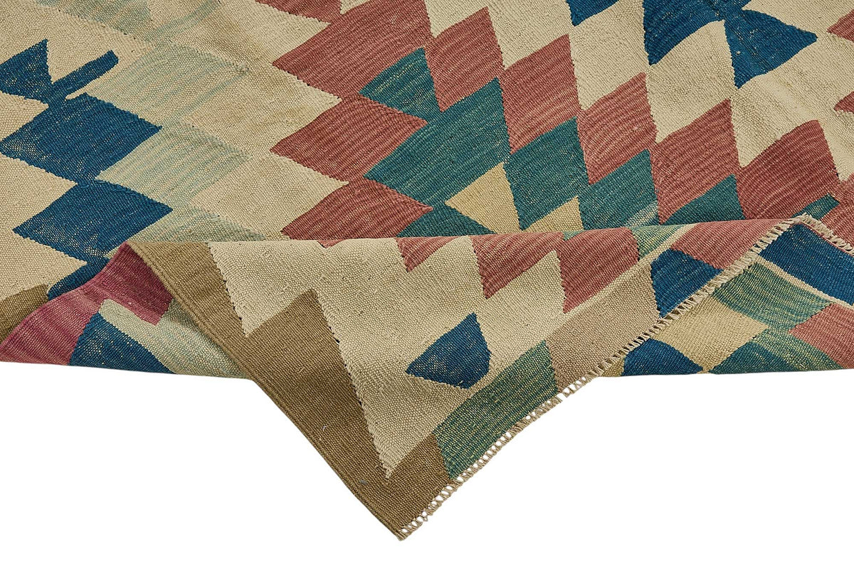 6x11 Handwoven Turkish Kilim Rug - 50688