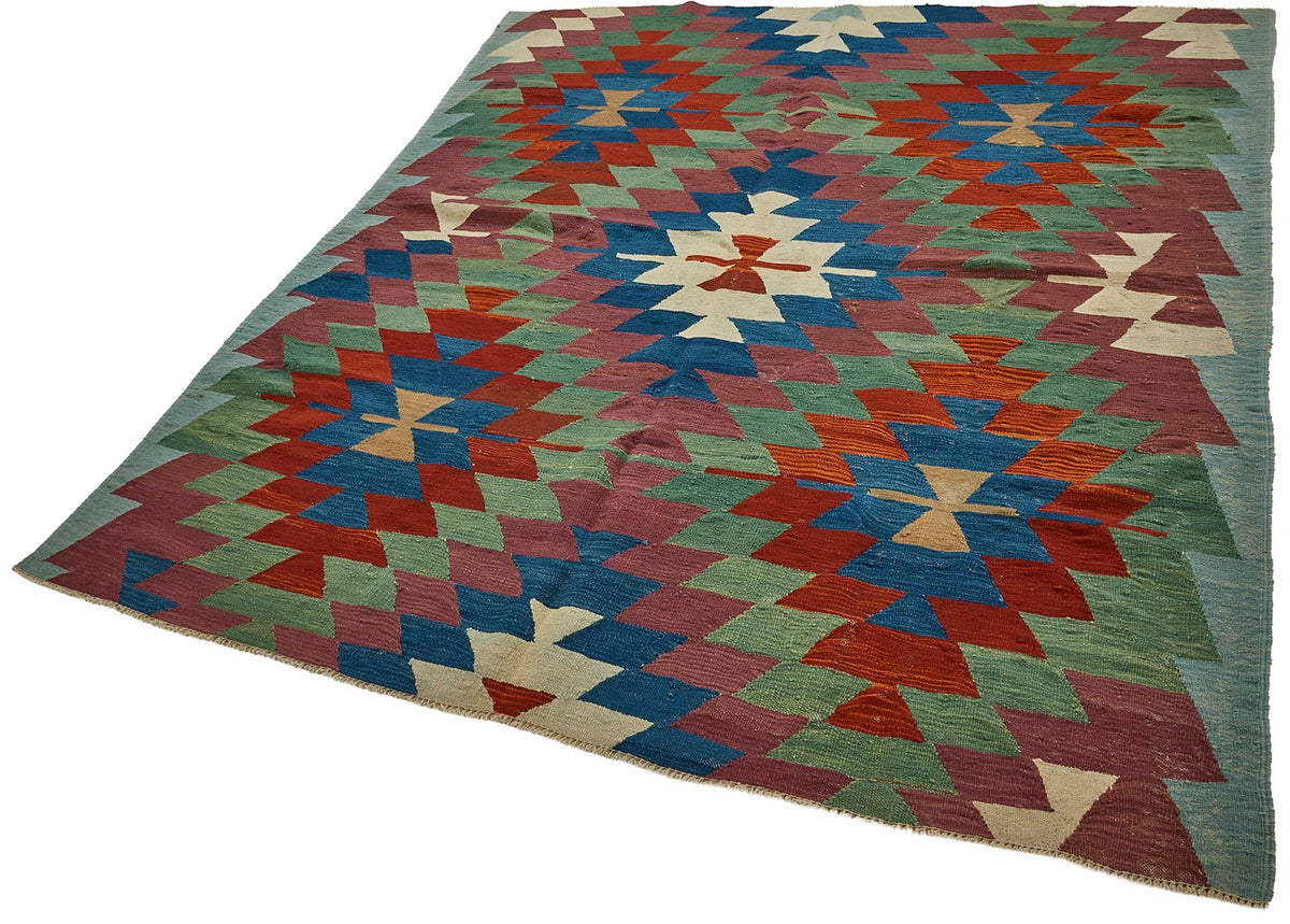 6x8 Handwoven Turkish Kilim Rug - 50689