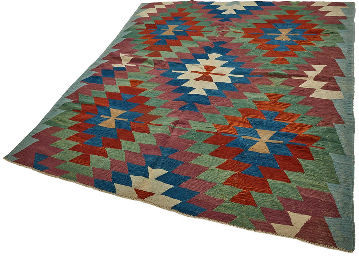 6x8 Handwoven Turkish Kilim Rug - 50689