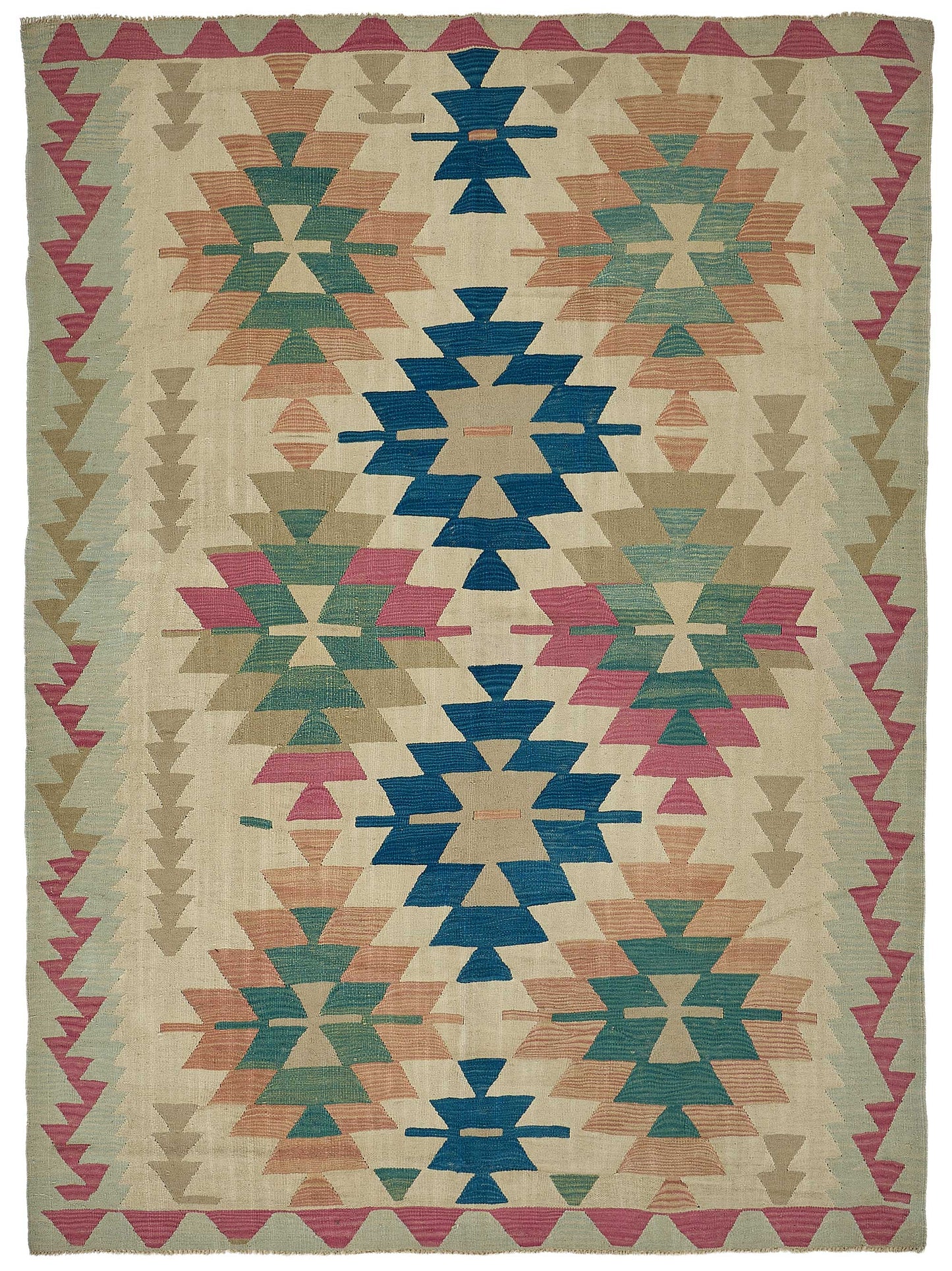 6x9 Handwoven Turkish Kilim Rug - 50690