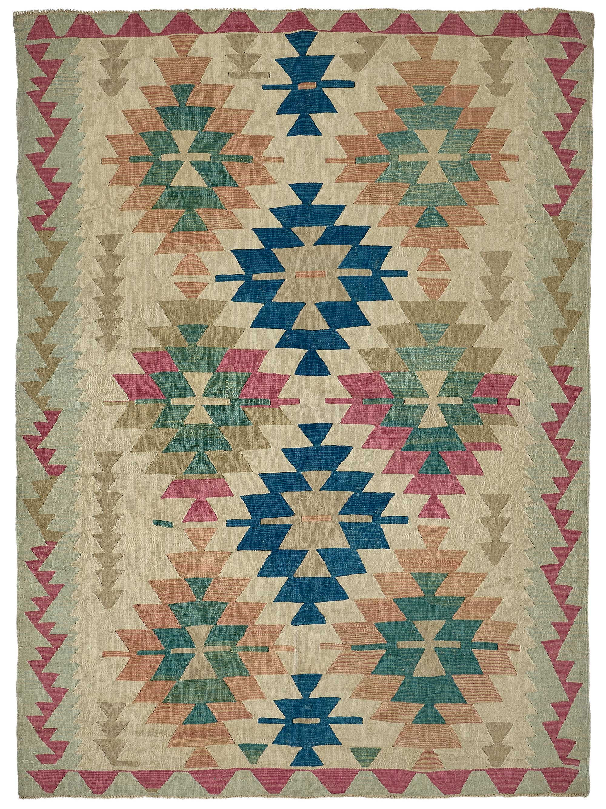 6x9 Handwoven Turkish Kilim Rug - 50690