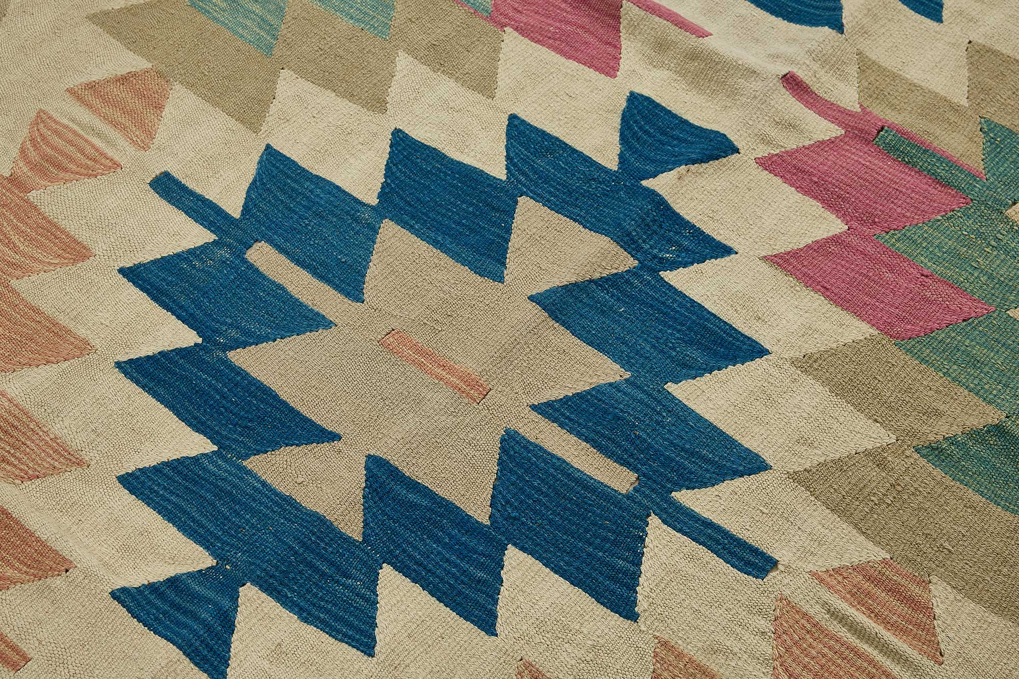 6x9 Handwoven Turkish Kilim Rug - 50690