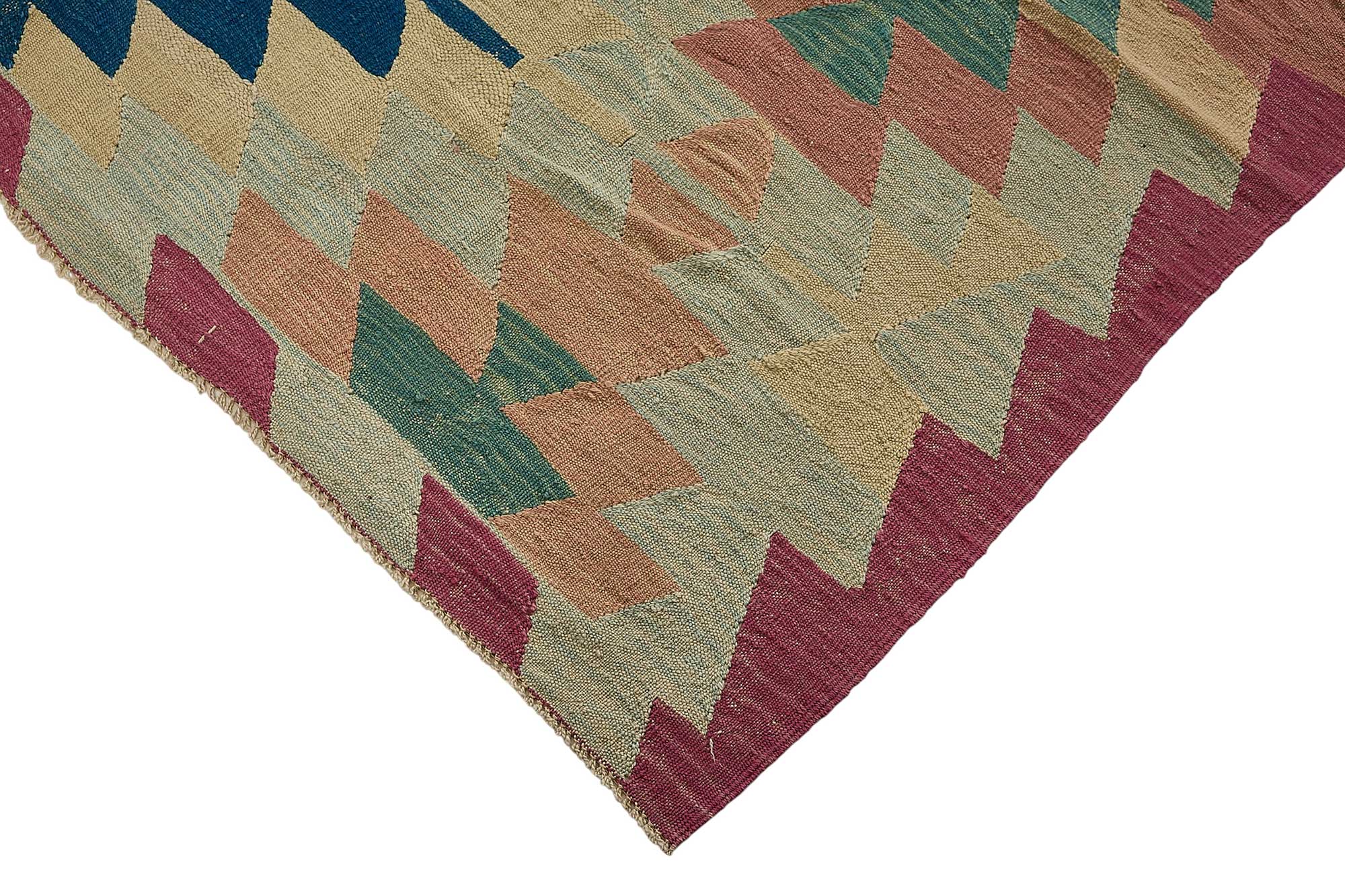 6x10 Handwoven Turkish Kilim Rug - 50691