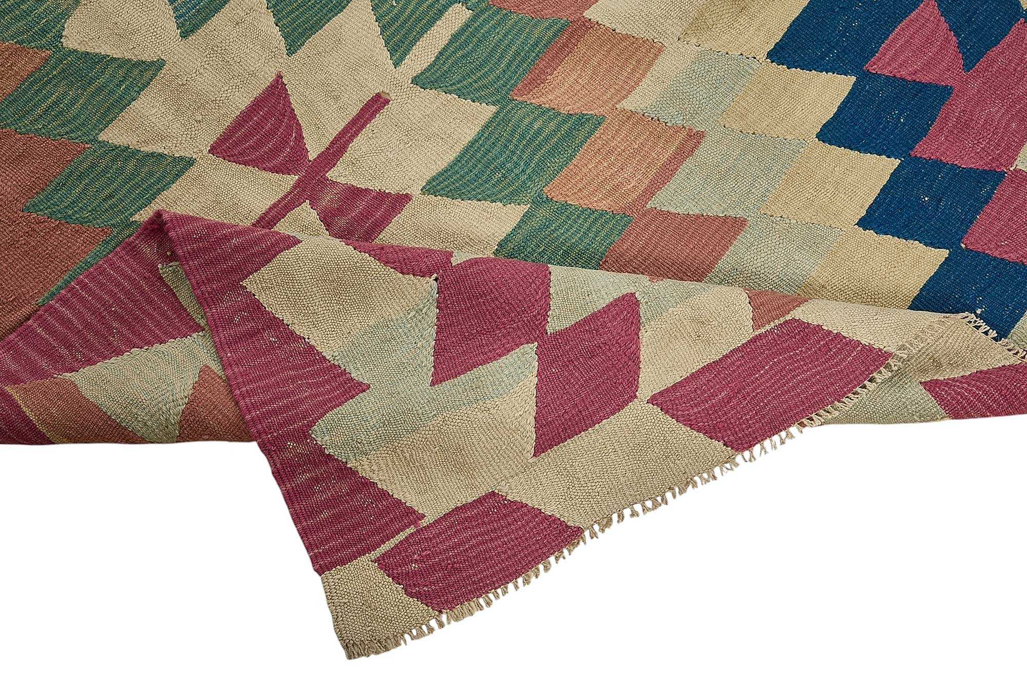 6x10 Handwoven Turkish Kilim Rug - 50691