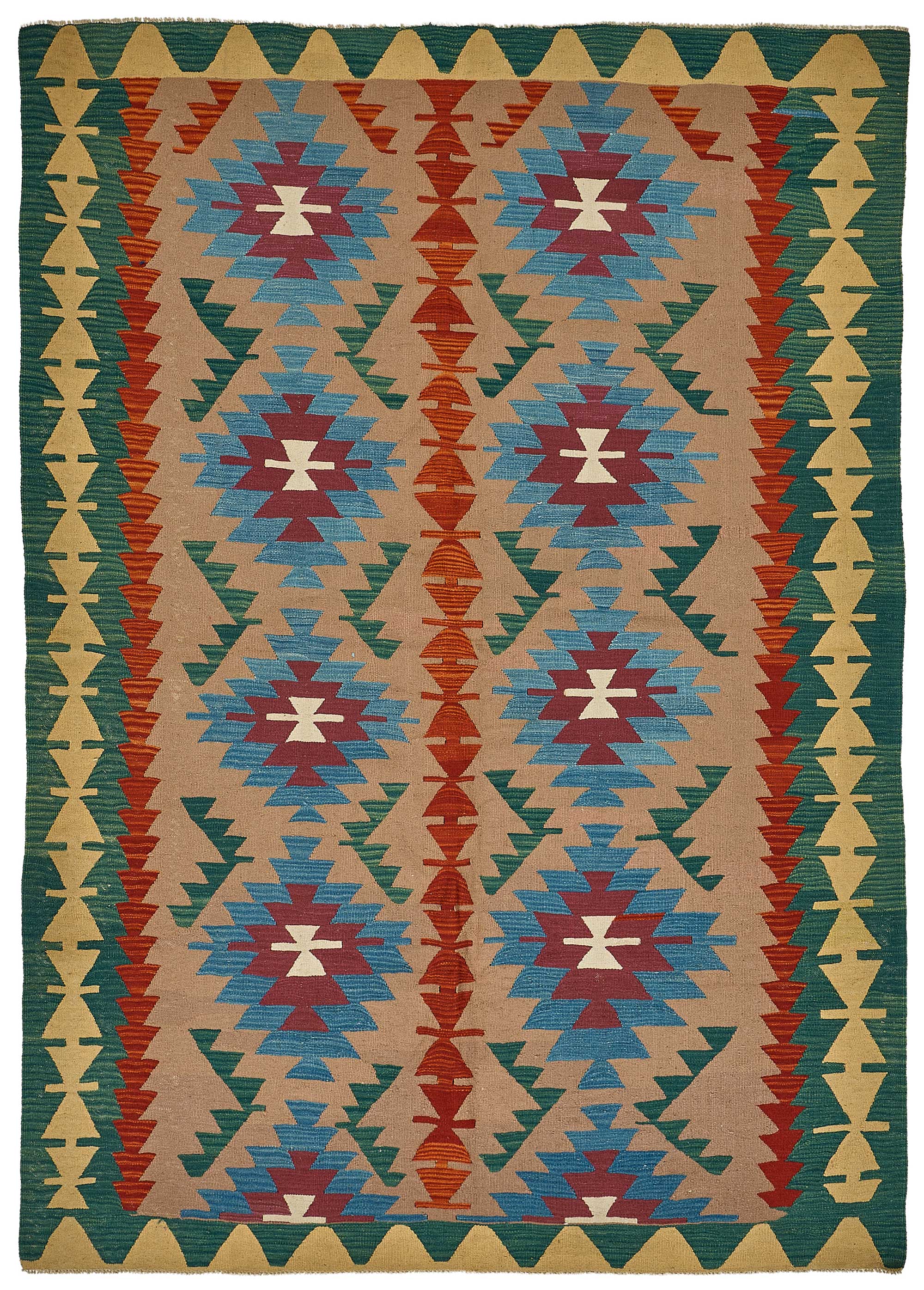 6x9 Handwoven Turkish Kilim Rug - 50692