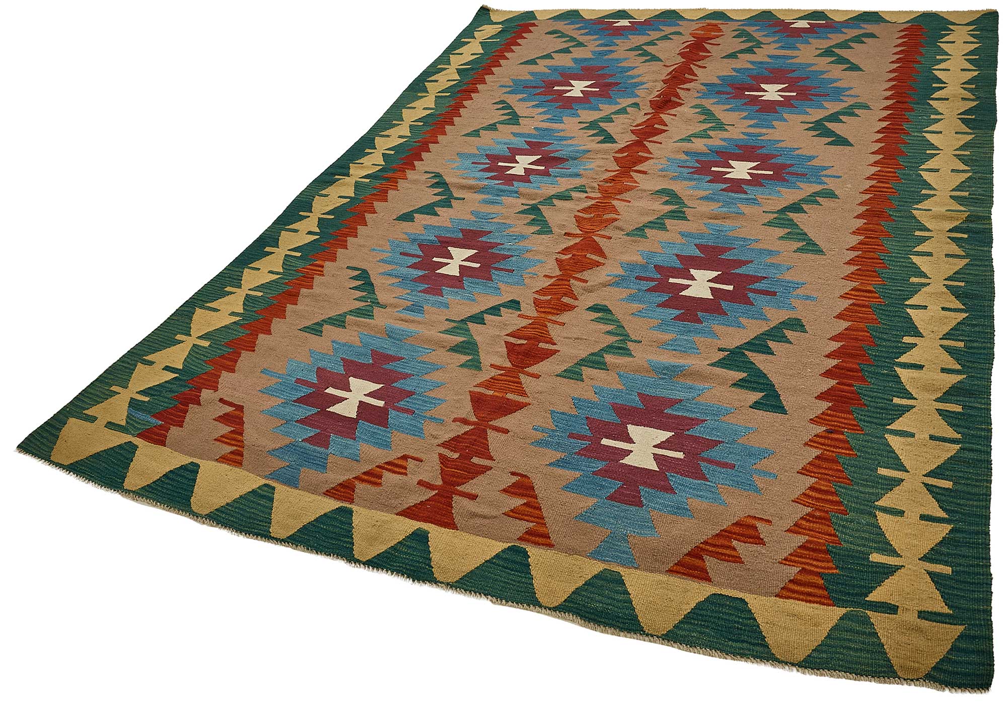 6x9 Handwoven Turkish Kilim Rug - 50692