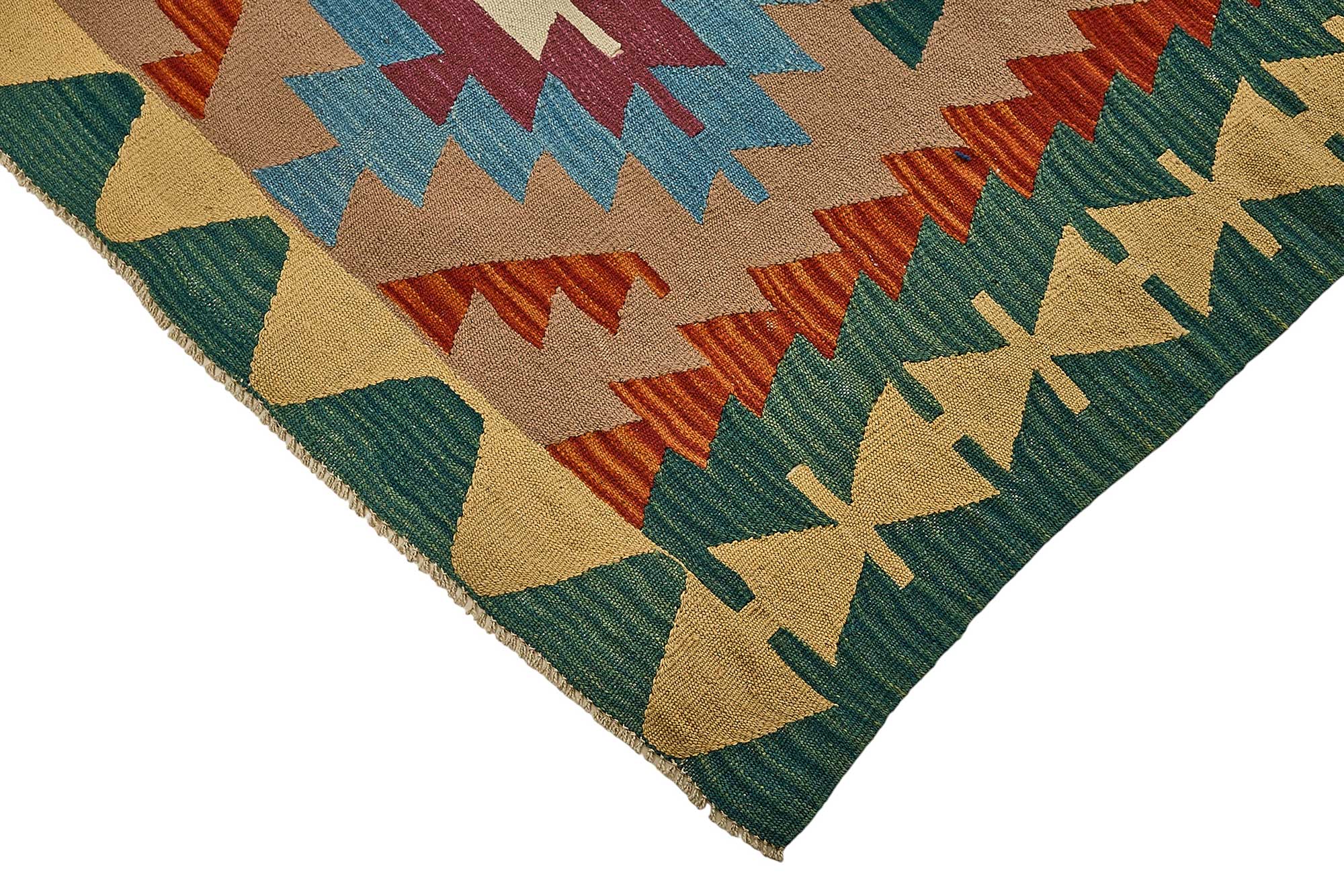 6x9 Handwoven Turkish Kilim Rug - 50692
