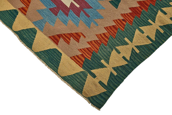 6x9 Handwoven Turkish Kilim Rug - 50692