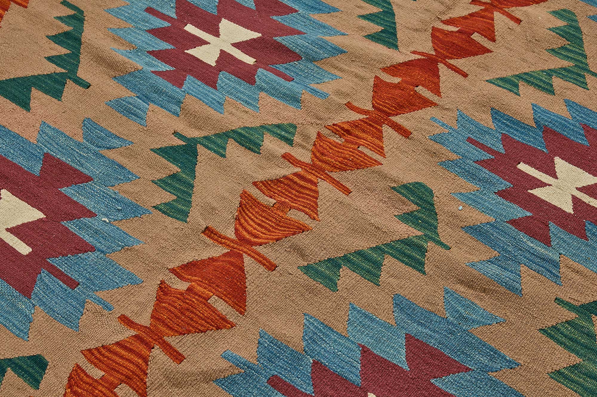 6x9 Handwoven Turkish Kilim Rug - 50692