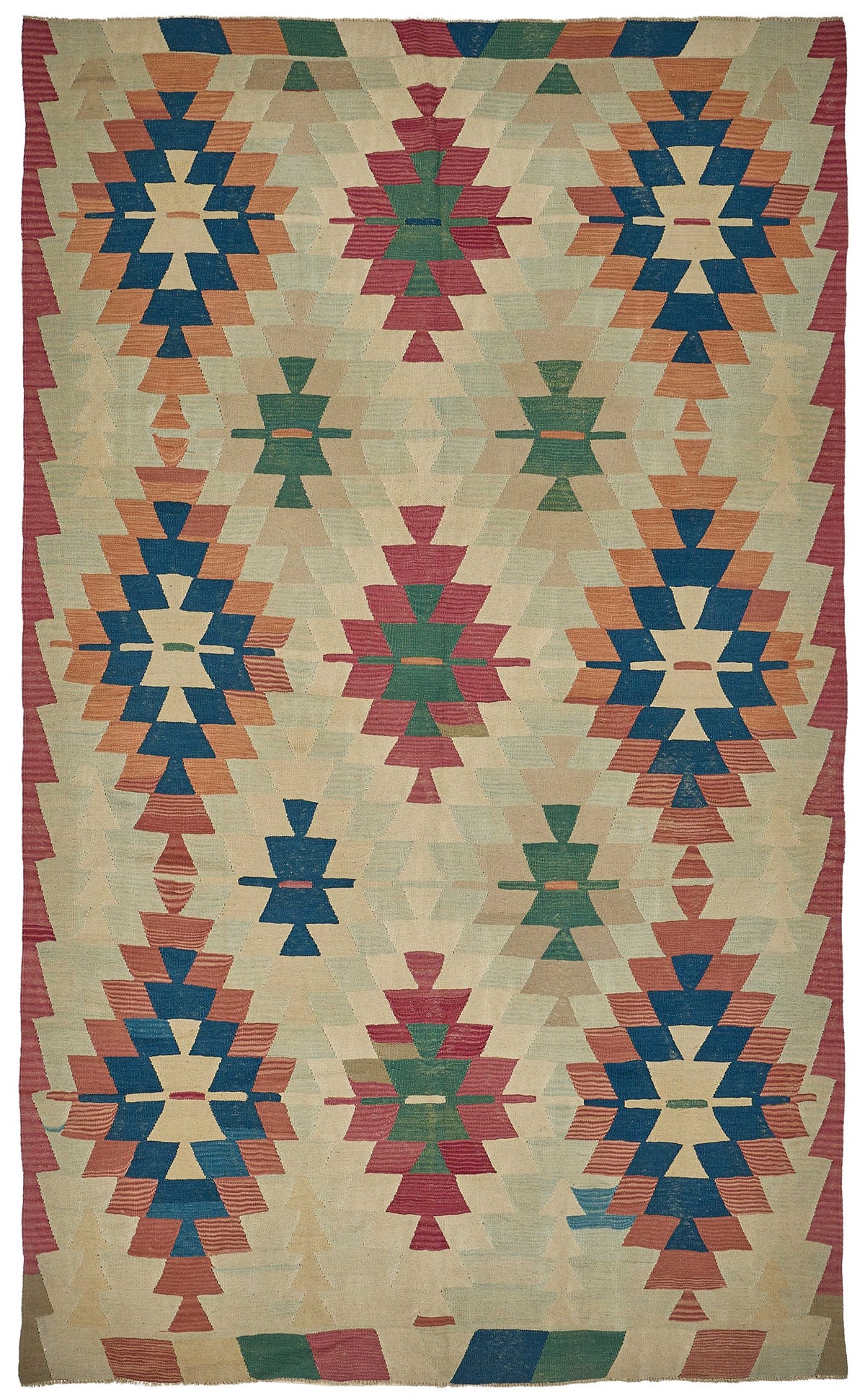 6x11 Handwoven Turkish Kilim Rug - 50693