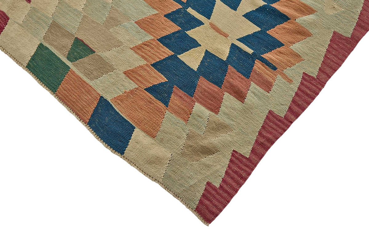 6x11 Handwoven Turkish Kilim Rug - 50693