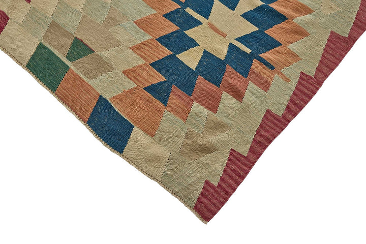 6x11 Handwoven Turkish Kilim Rug - 50693
