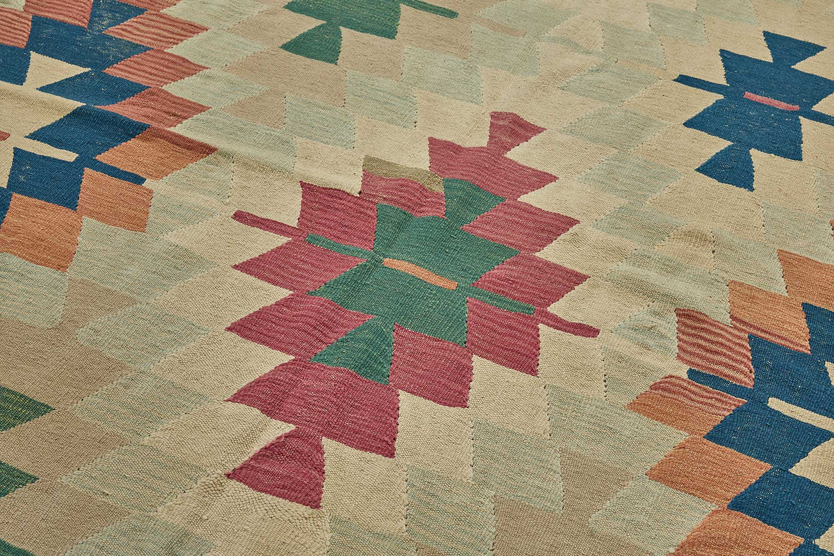 6x11 Handwoven Turkish Kilim Rug - 50693