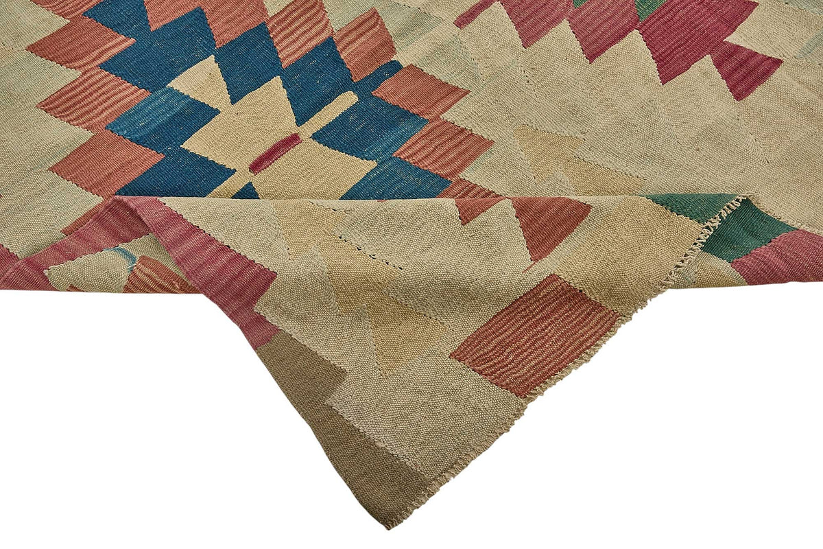 6x11 Handwoven Turkish Kilim Rug - 50693