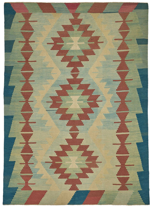 6x8 Handwoven Turkish Kilim Rug - 50694