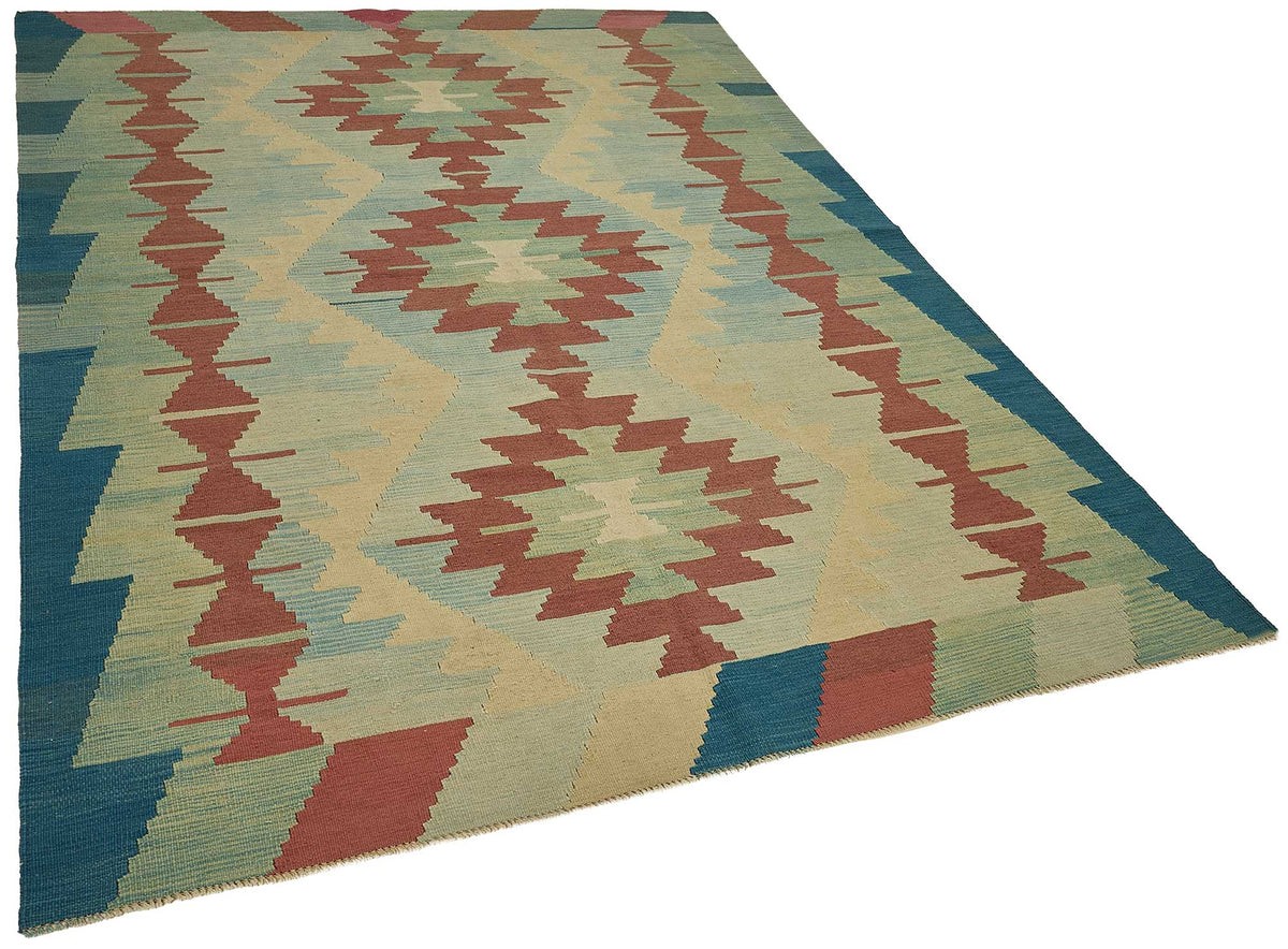 6x8 Handwoven Turkish Kilim Rug - 50694