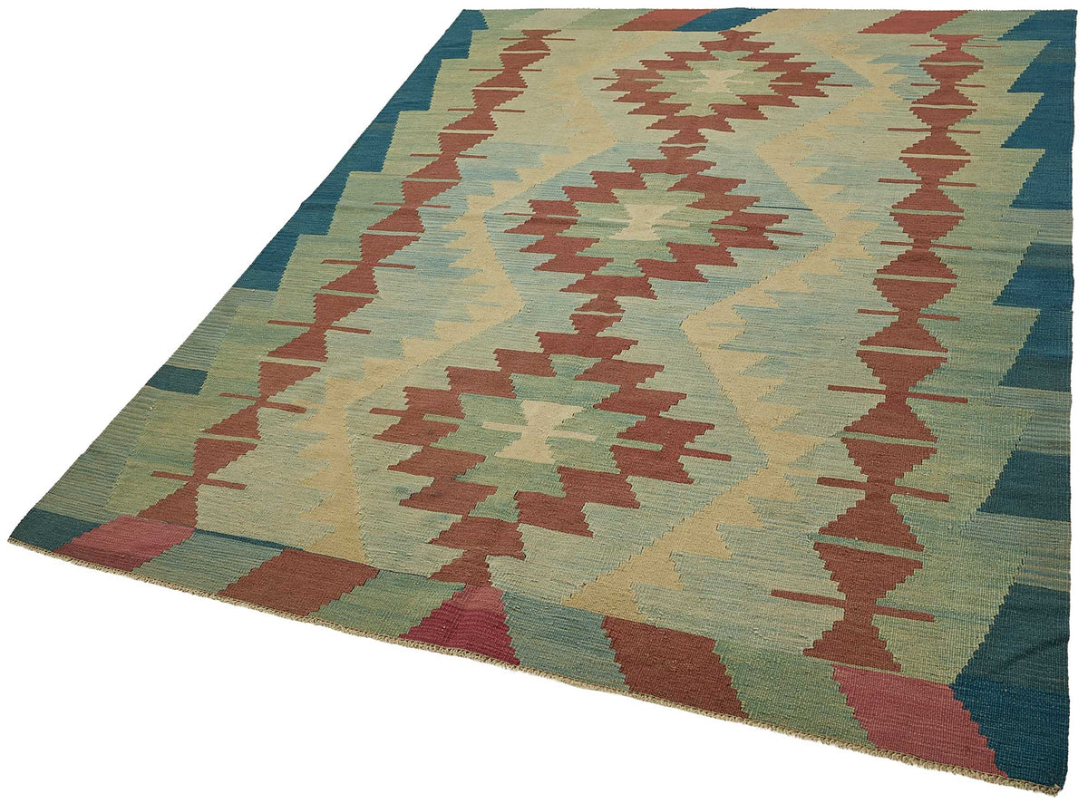 6x8 Handwoven Turkish Kilim Rug - 50694