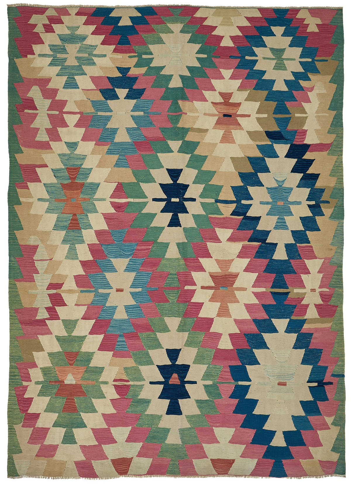 6x9 Handwoven Turkish Kilim Rug - 50695
