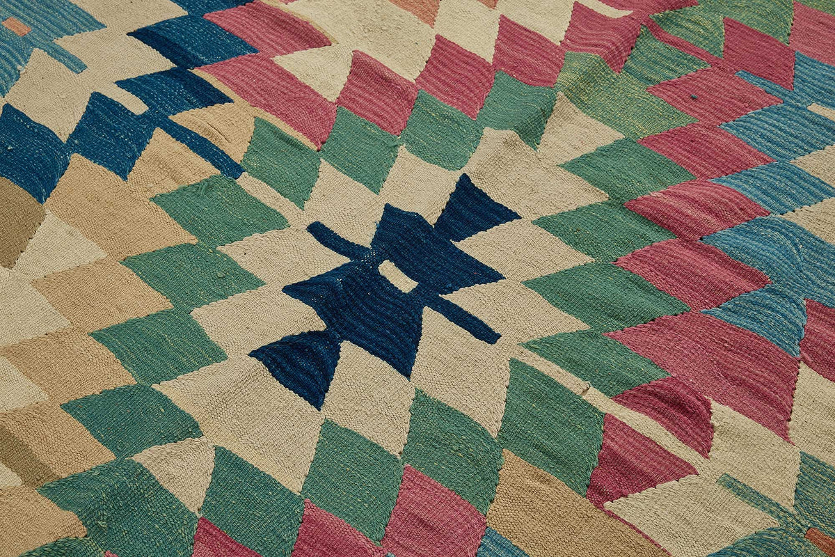 6x9 Handwoven Turkish Kilim Rug - 50695
