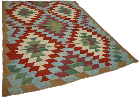 6x9 Handwoven Turkish Kilim Rug - 50696