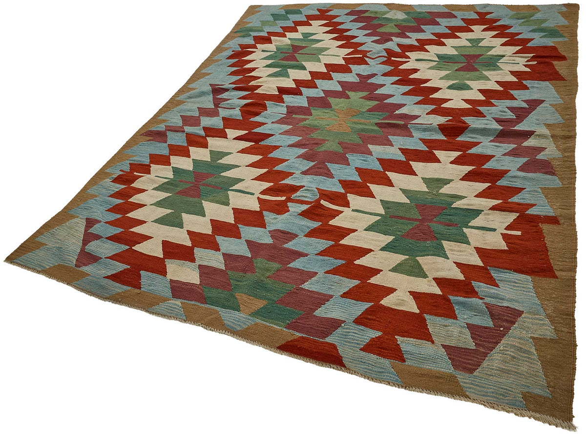 6x9 Handwoven Turkish Kilim Rug - 50696