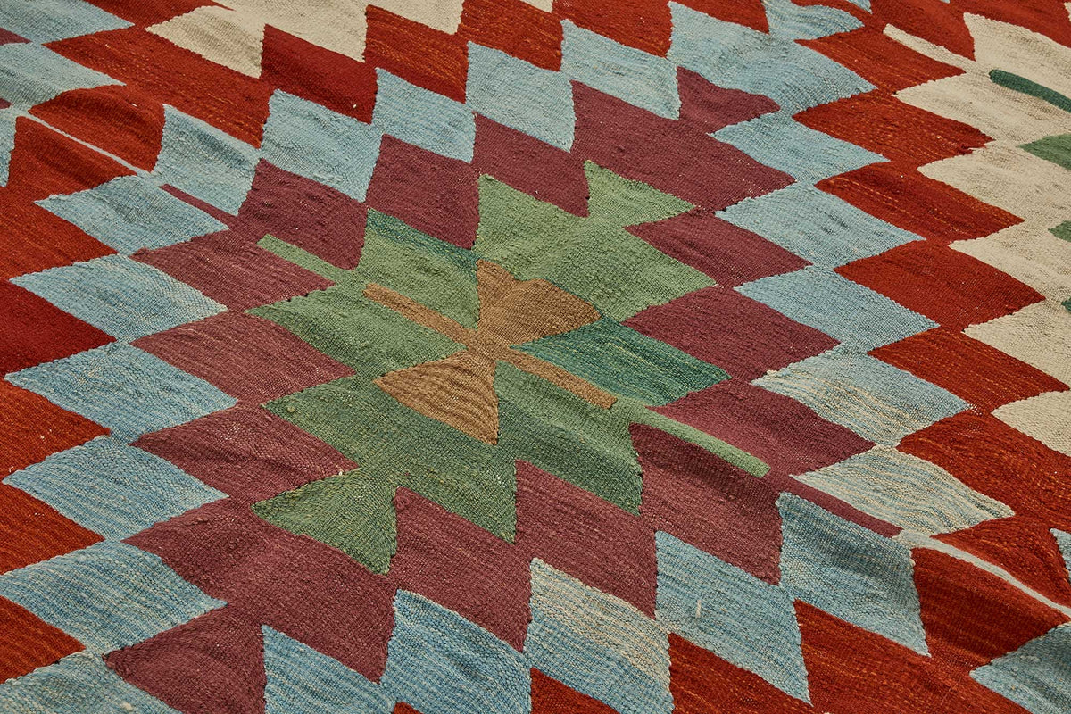 6x9 Handwoven Turkish Kilim Rug - 50696