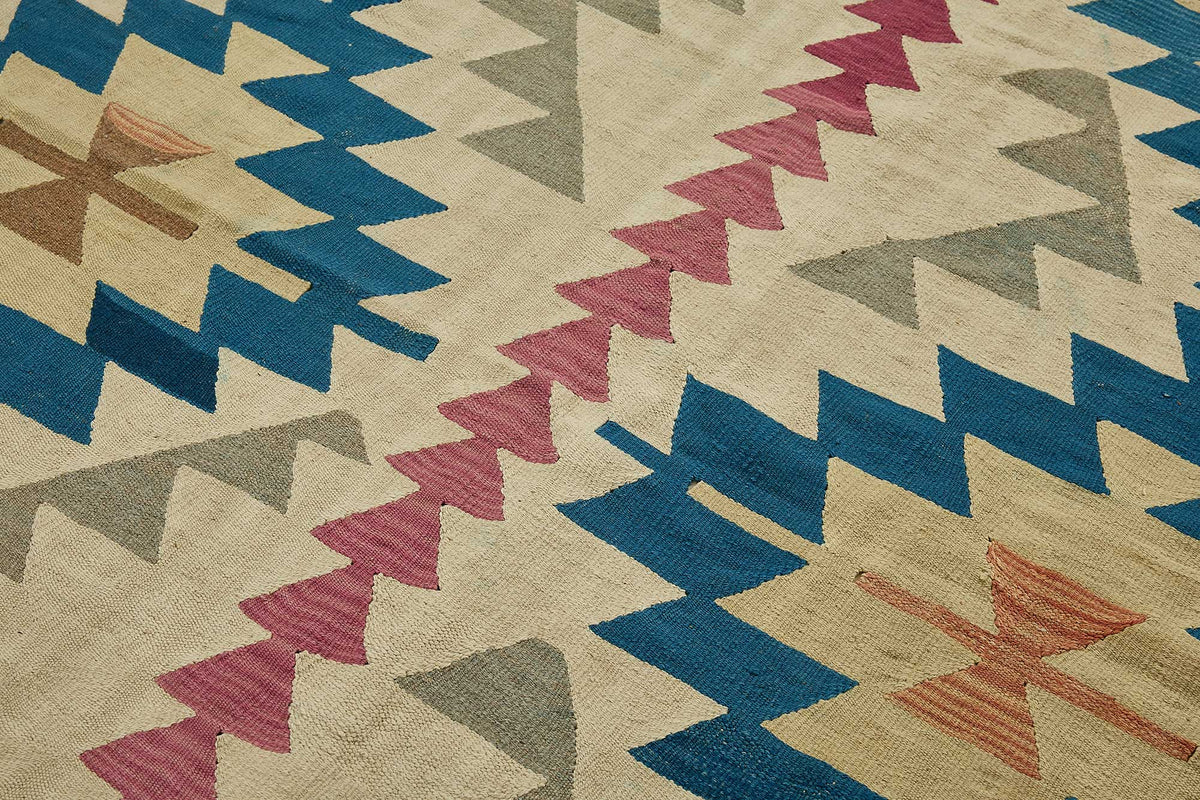 6x9 Handwoven Turkish Kilim Rug - 50697