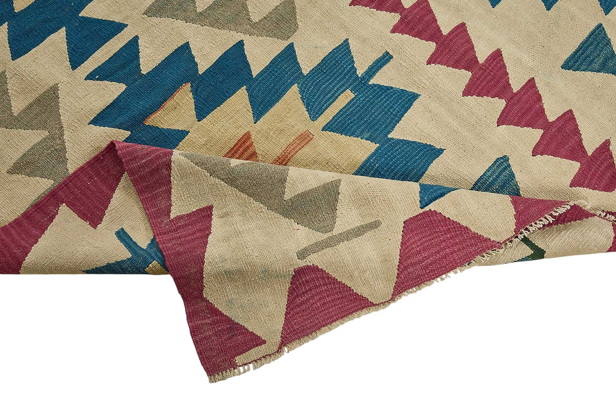 6x9 Handwoven Turkish Kilim Rug - 50697