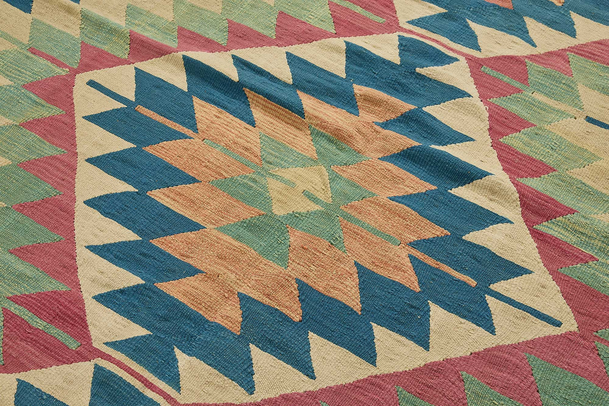 6x9 Handwoven Turkish Kilim Rug - 50698