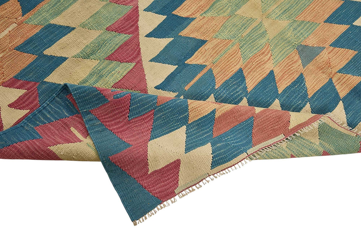 6x9 Handwoven Turkish Kilim Rug - 50698
