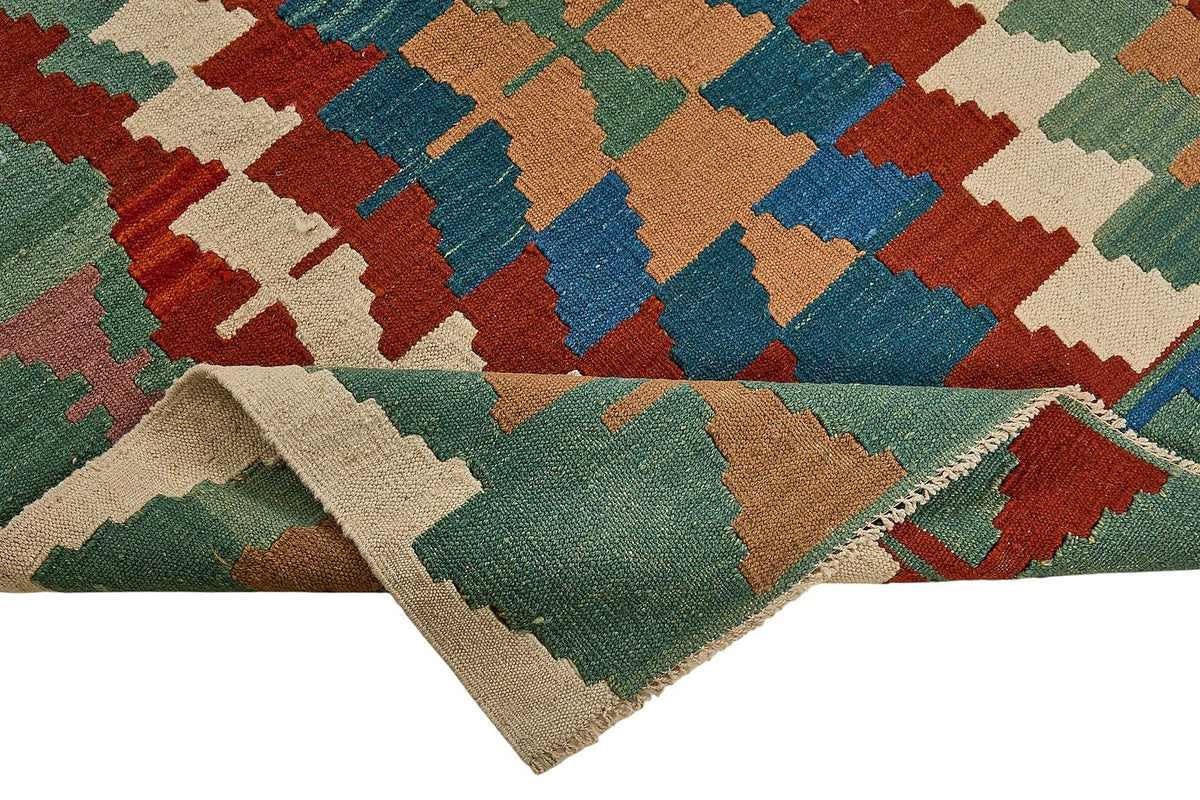 7x9 Handwoven Turkish Kilim Rug - 50699