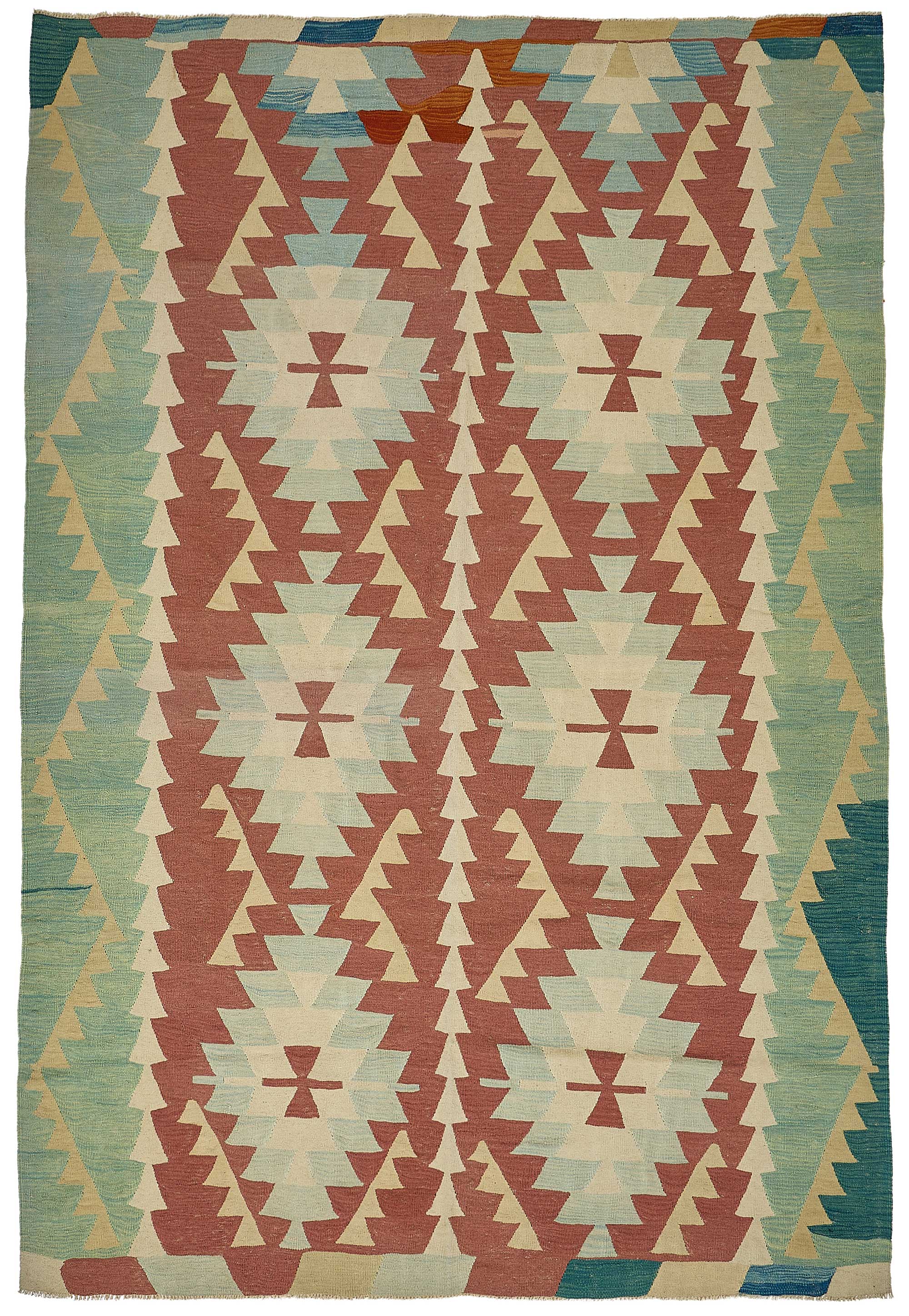 7x10 Handwoven Turkish Kilim Rug - 50700