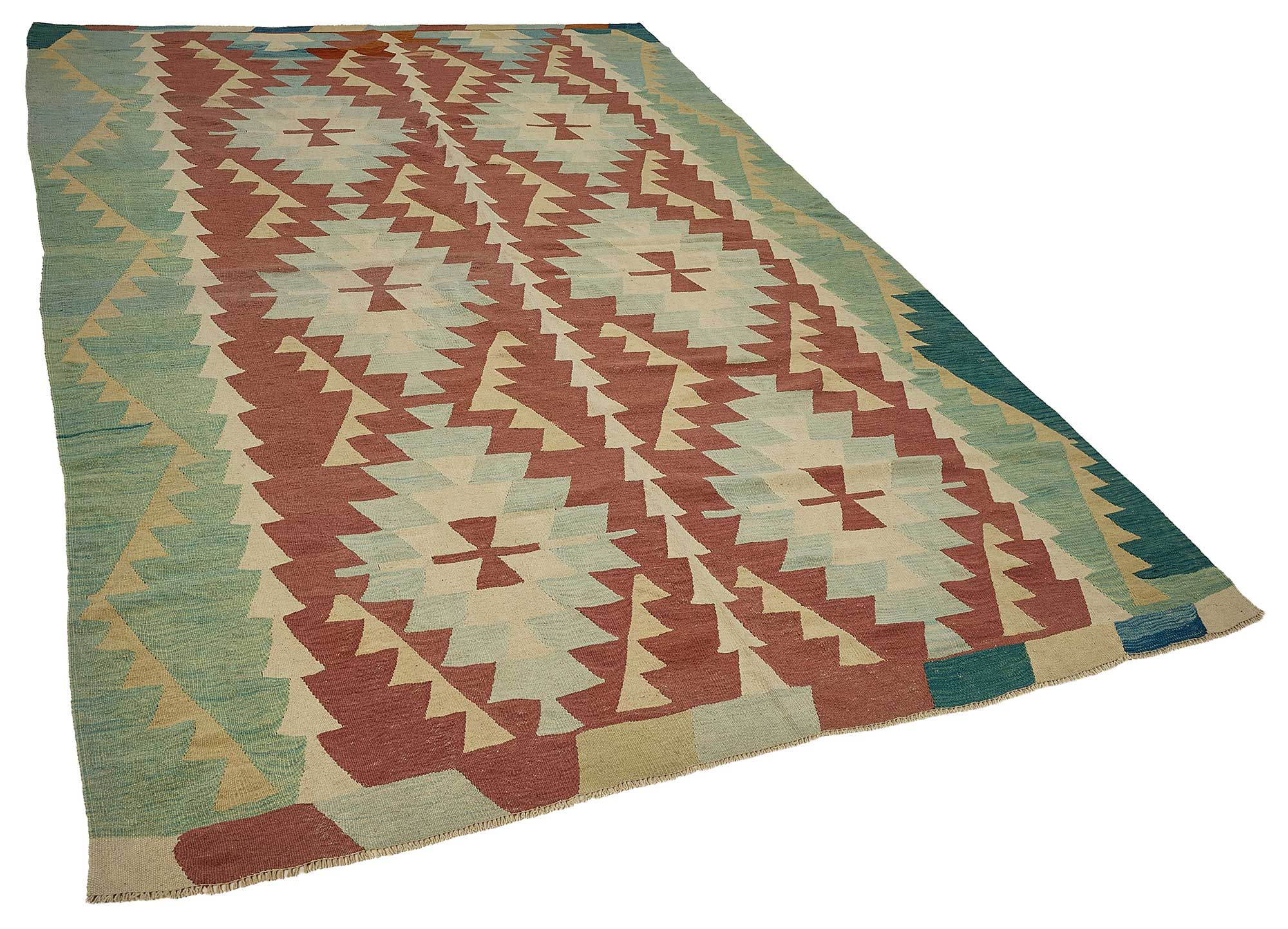 7x10 Handwoven Turkish Kilim Rug - 50700