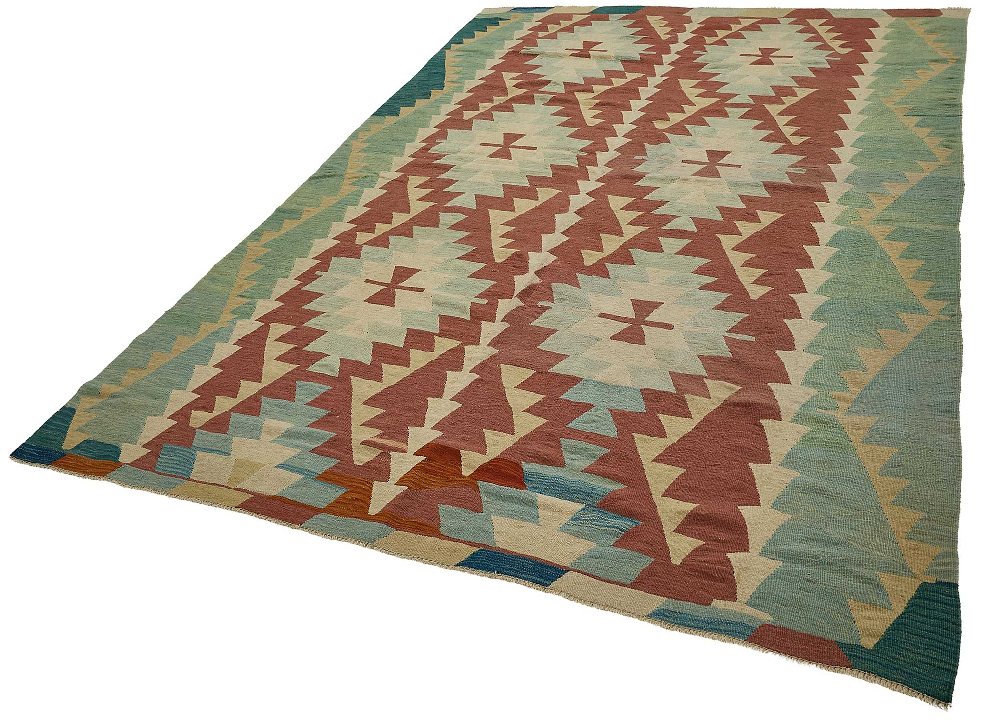7x10 Handwoven Turkish Kilim Rug - 50700