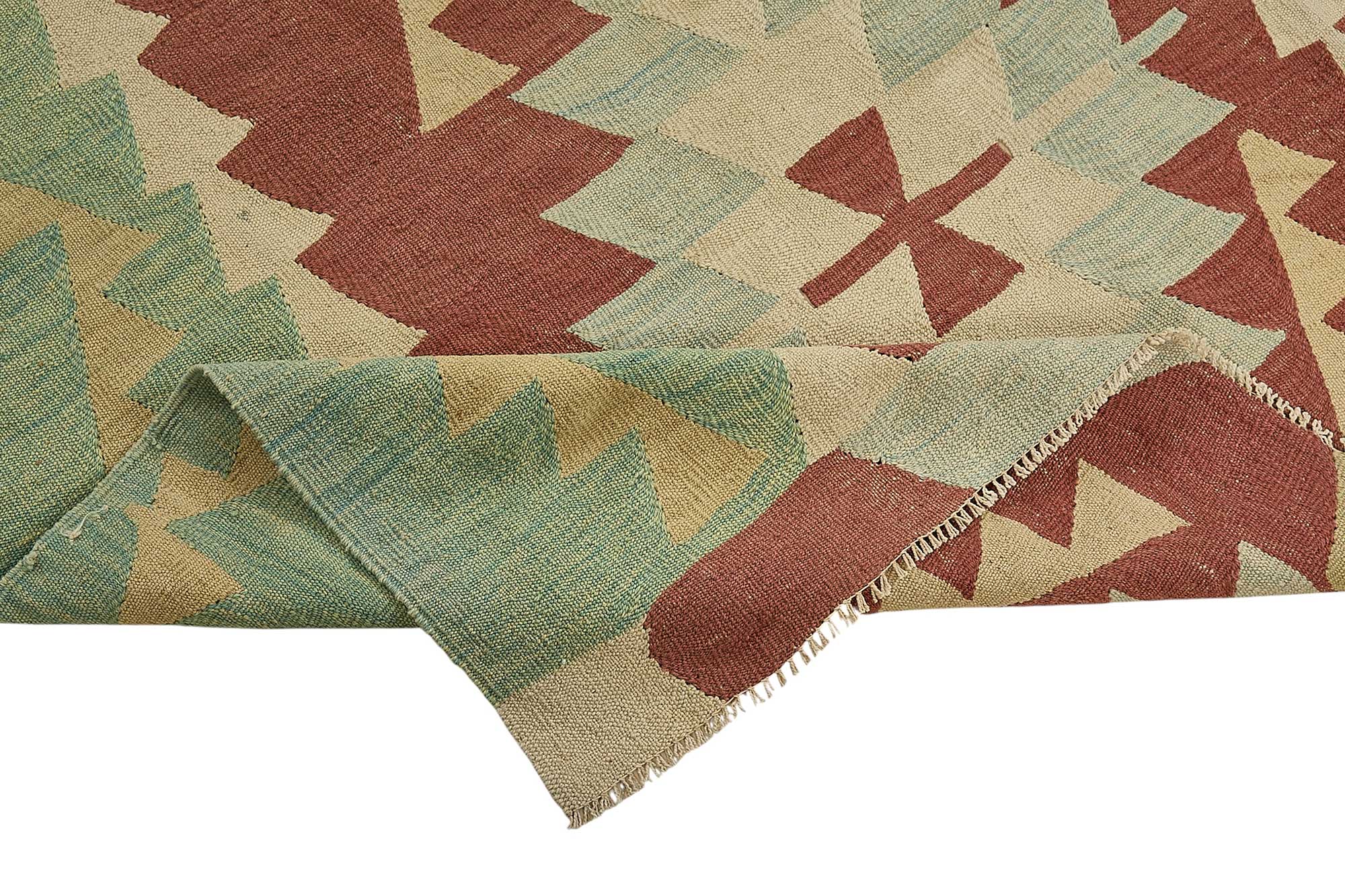 7x10 Handwoven Turkish Kilim Rug - 50700