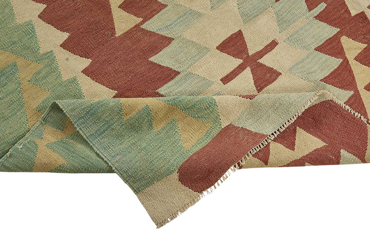 7x10 Handwoven Turkish Kilim Rug - 50700