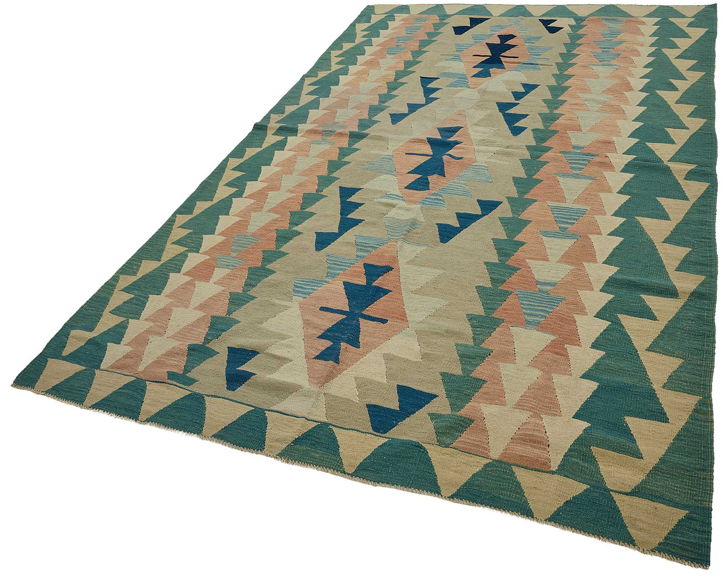 6x10 Handwoven Turkish Kilim Rug - 50701