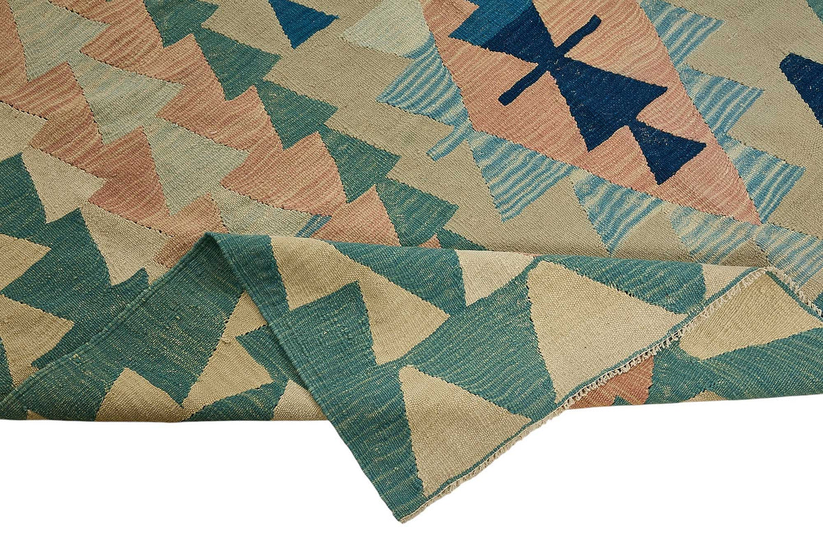 6x10 Handwoven Turkish Kilim Rug - 50701