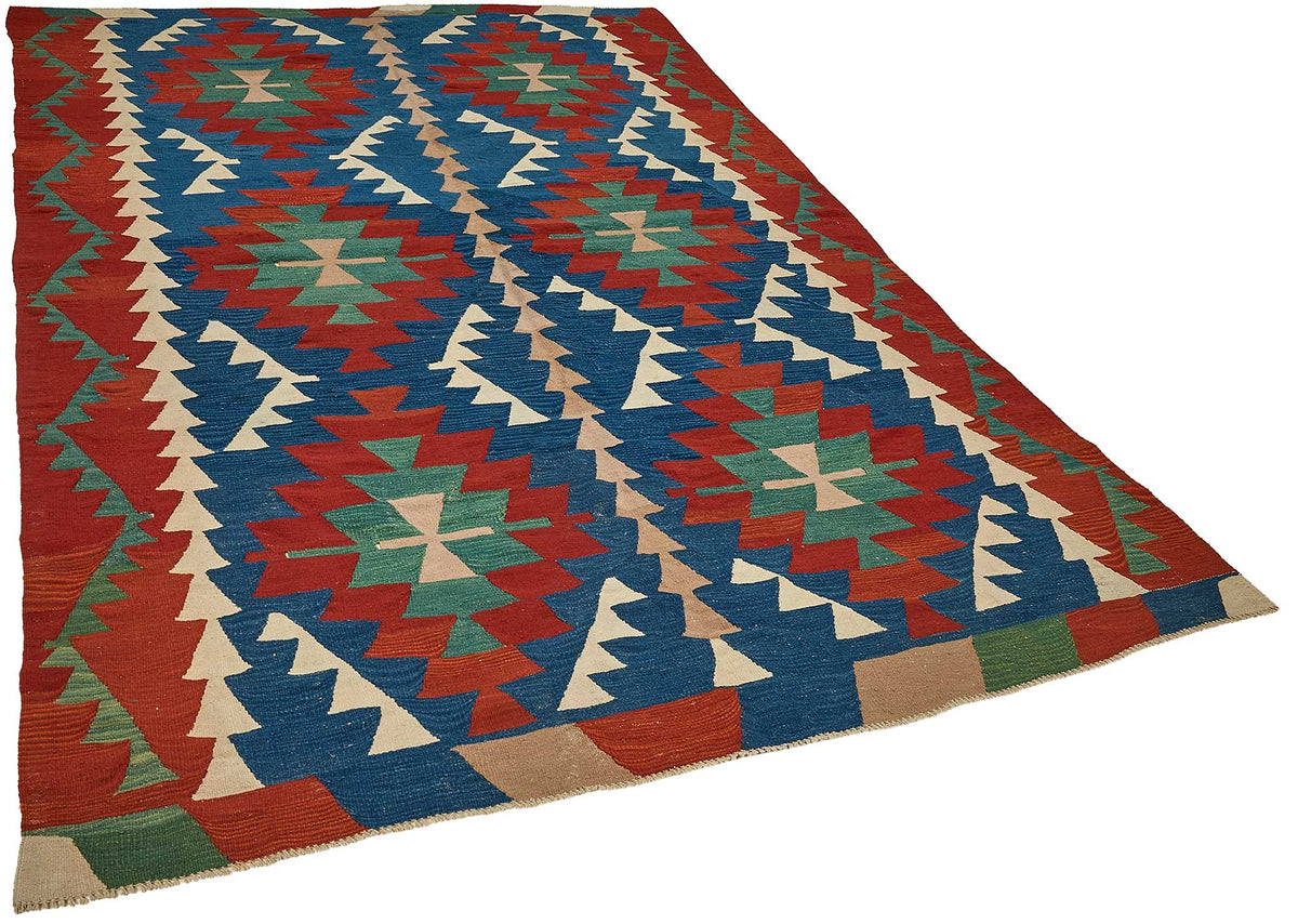 6x9 Handwoven Turkish Kilim Rug - 50702