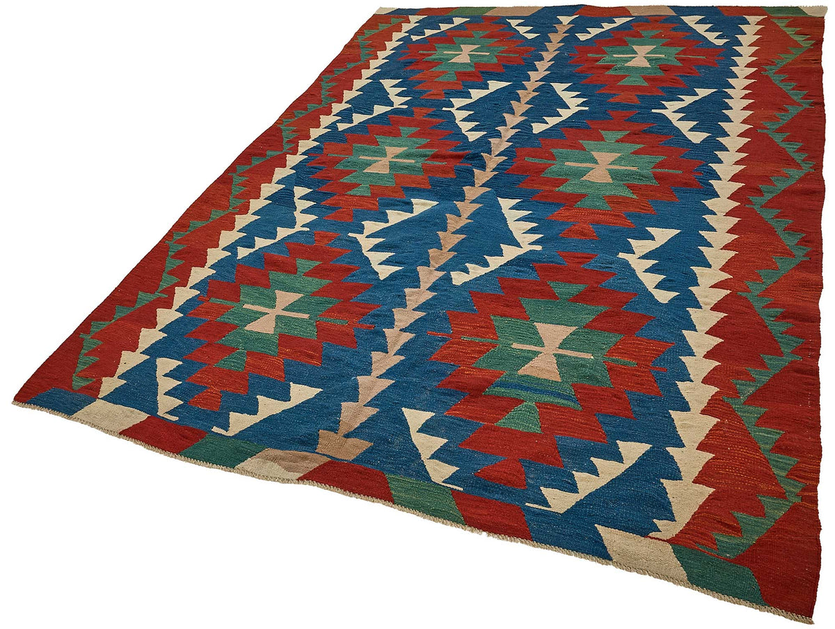 6x9 Handwoven Turkish Kilim Rug - 50702