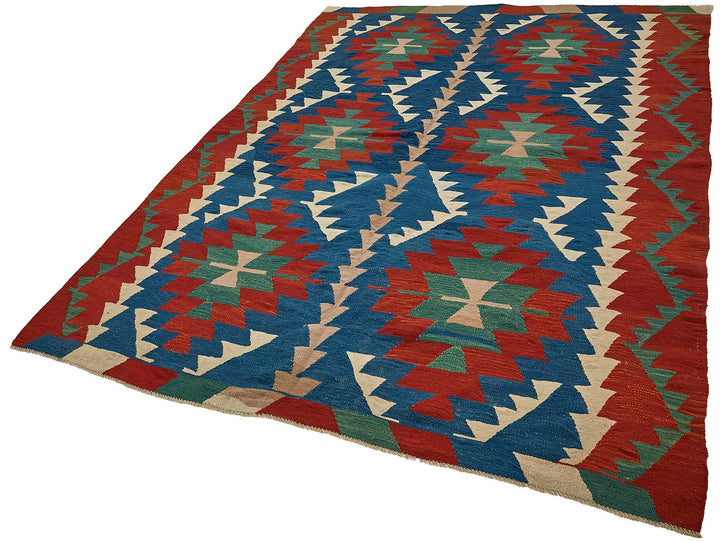 6x9 Handwoven Turkish Kilim Rug - 50702